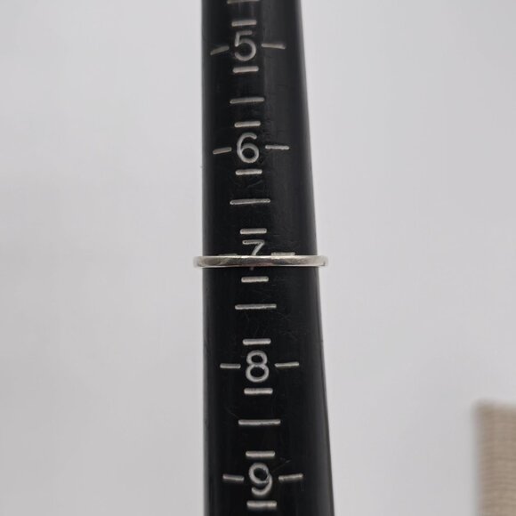 Size 7 Sterling Silver Fancy Design Cross Ring A2471 - Picture 5 of 7